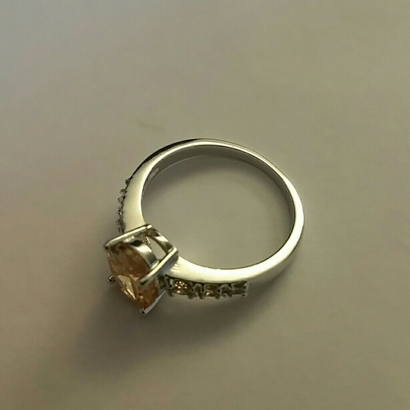 Champagne Morganite, silver .925 - Picture 4 of 6